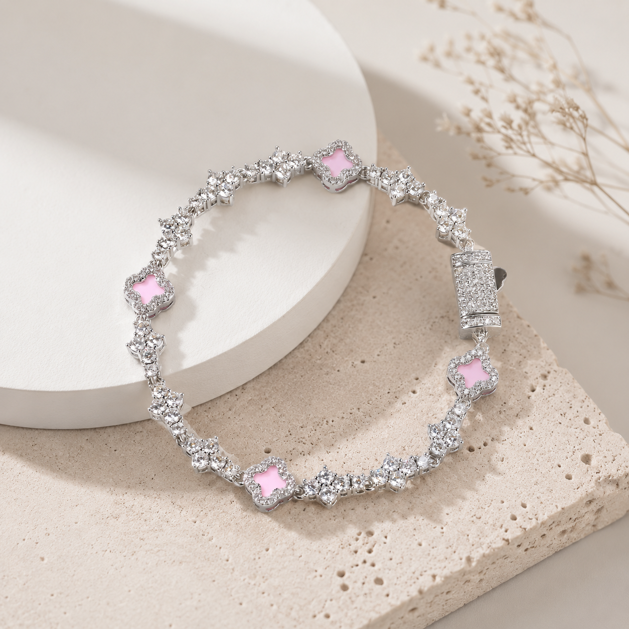 Clover Tennis Bracelet