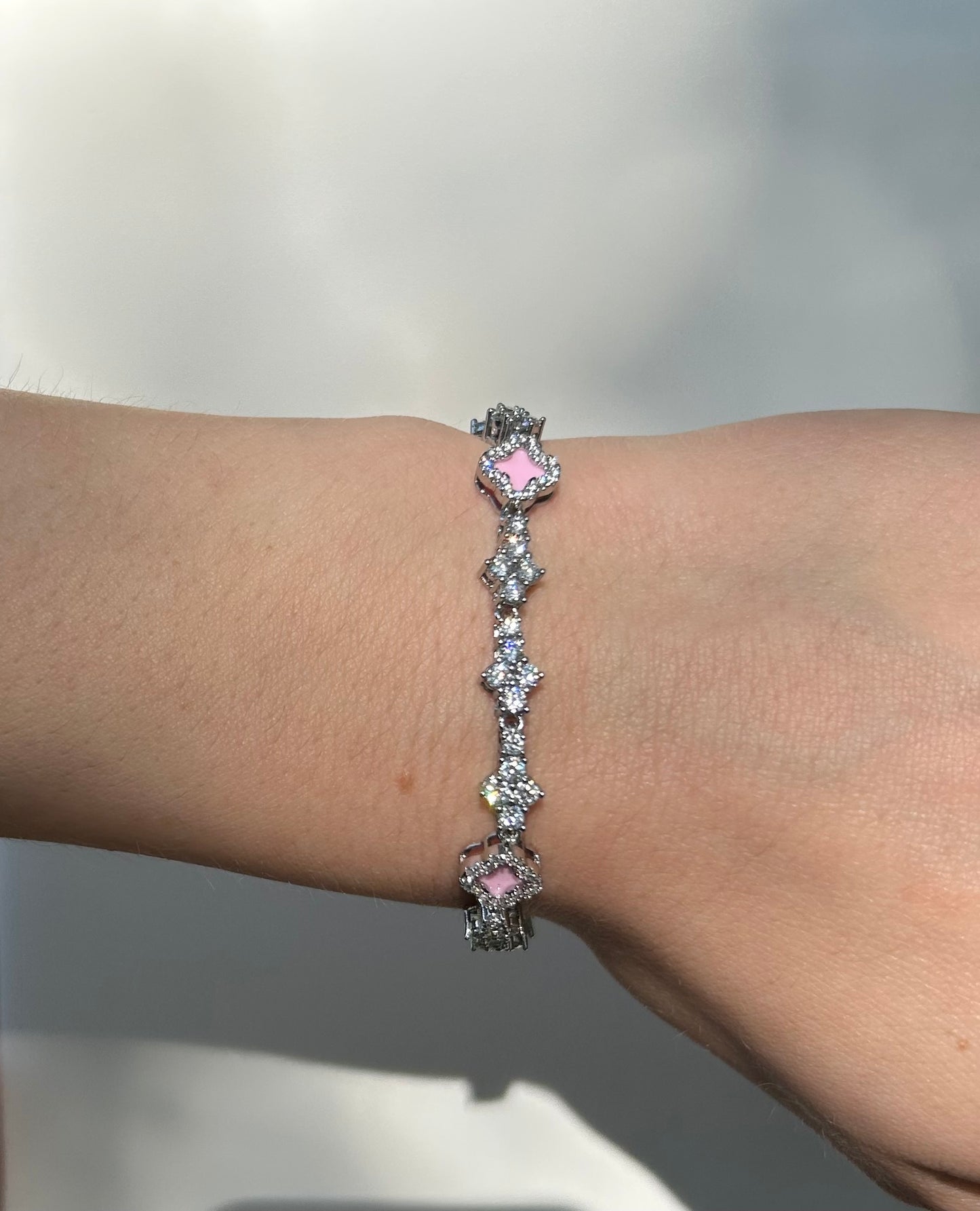 Clover Tennis Bracelet